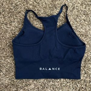 Navy Blue Balance Athletica Sports Bra